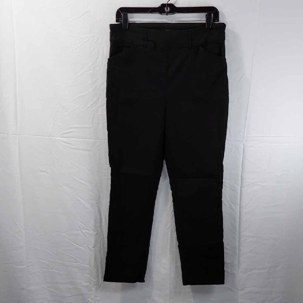 Hilary Radley Classic Black Ankle Pants